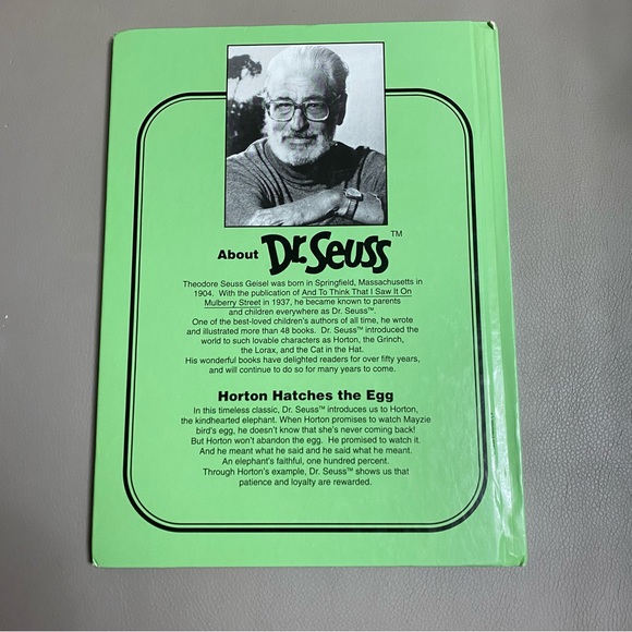 Dr Seuss Horton Hatches the Egg Large Hardcover Book - Picture 2 of 4